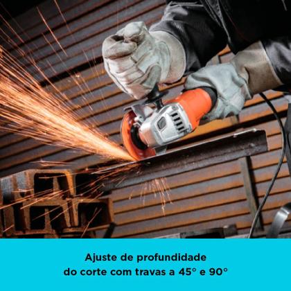 Imagem de Esmerilhadeira Angular 4 1/2 Pol. G650K5 BLACK+DECKER