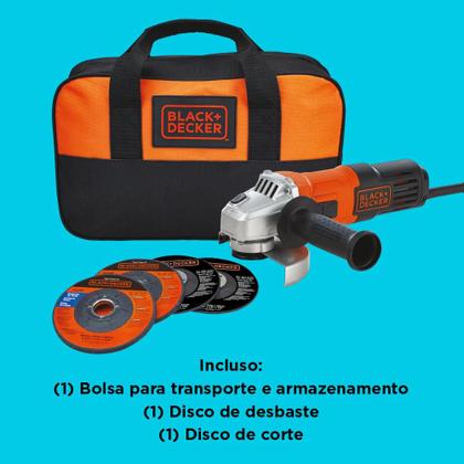 Imagem de Esmerilhadeira Angular 4 1/2 Pol. G650K5 BLACK+DECKER