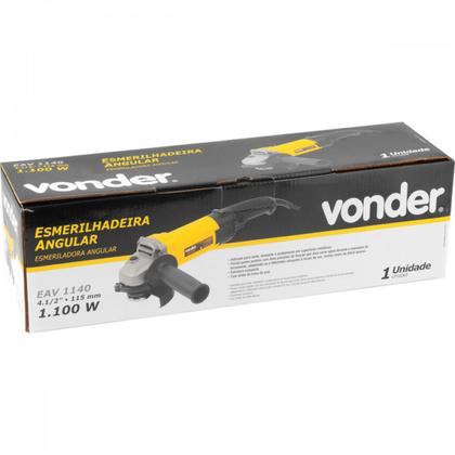 Imagem de Esmerilhadeira Angular 4.1/2 Polegadas Eav 1140 Vonder 127V