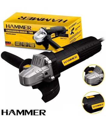 Imagem de Esmerilhadeira Angular 4.1/2 Polegadas Hammer 710W