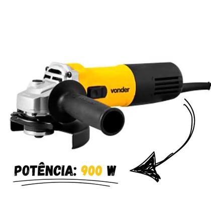 Imagem de Esmerilhadeira Angular 5 POL com velocidade variável 900W EAV-905V VONDER