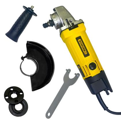 Imagem de Esmerilhadeira Angular Bomvink Potente e Compacta Ideal para Cortes Precisos e Polimentos 127V