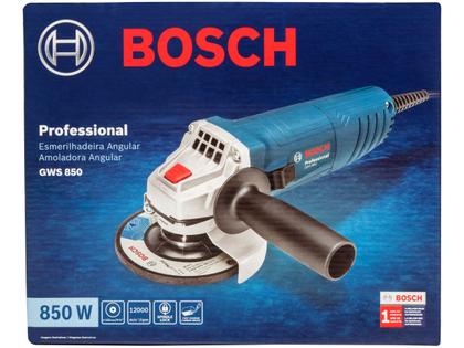 Imagem de Esmerilhadeira Angular Bosch Angular 115mm 850W - GWS 850