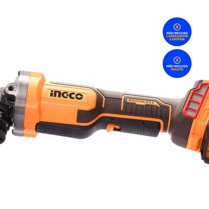 Imagem de Esmerilhadeira Angular Brush Bateria 20V Linha P20S INGCO