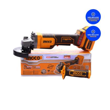 Imagem de Esmerilhadeira Angular Brush Bateria 20V Linha P20S INGCO