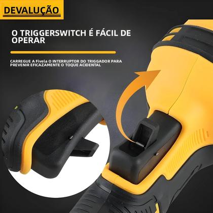 Imagem de Esmerilhadeira Angular Dewalt 20V DCG414 (125mm) - Sem Fio, Brushless, Corte e Polimento