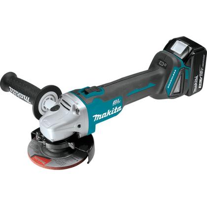 Imagem de Esmerilhadeira Angular DGA504RFE Makita 5'' 125mm 18V com 2 Baterias Carregador Disco e Maleta
