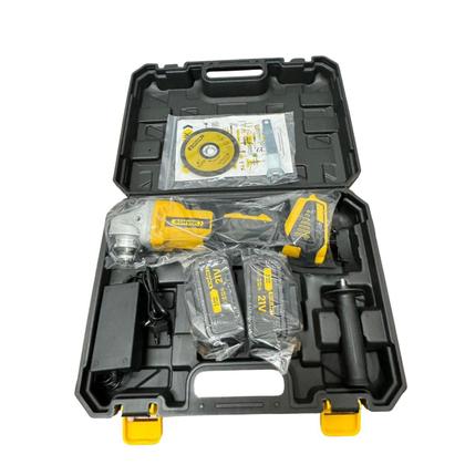 Imagem de Esmerilhadeira Angular Lixadeira 100mm Sem Fio Com 2 Baterias 21V