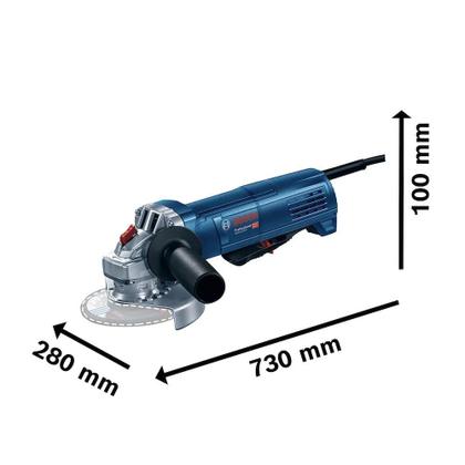 Imagem de Esmerilhadeira Angular Profissional Bosch GWS 9-125P 900W 127V
