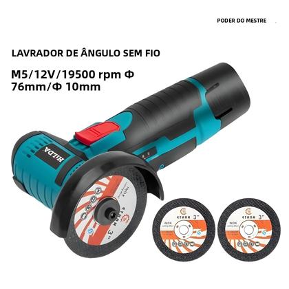 Imagem de Esmerilhadeira Angular Sem Fio HILDA 12V Para Polimento E Desbaste, Ferramenta Elétrica De Diamante