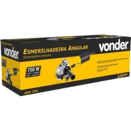Imagem de Esmerilhadeira angular VONDER 4.1/2, 750 W, 220 V, EAV 754