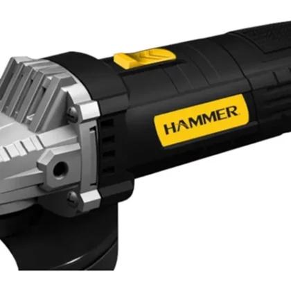 Imagem de esmerilhadeira hammer 4.5 angular 710w - 110V