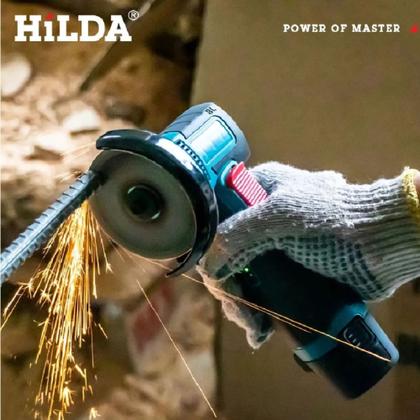 Imagem de Esmerilhadeira Lixadeira Bivolt Sem Fio com Discos de Corte e Bateria 12V Recarregável C/ Maleta