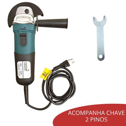 Imagem de Esmerilhadeira Lixadeira Politriz Angular 820W Rolamentada com Proteção 110V - IMPORTWAY