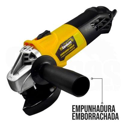 Imagem de Esmerilhadeira titanium 110v/220v + jogo soquetes 40pçs