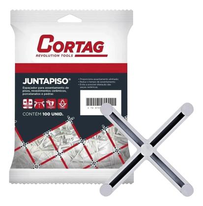 Imagem de Espaçador Cruzeta Junta Piso 1mm Porcelanato 1000un Cortag