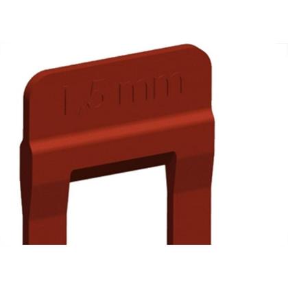 Imagem de Espacador De Piso Cortag Nivelador Slim 1,5Mm Pacote Com 100 Pecas
