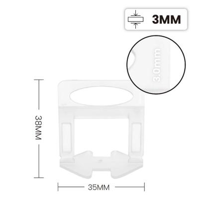 Imagem de Espaçador e nivelador para piso 3,0 mm com 100 peças - BOM-5546