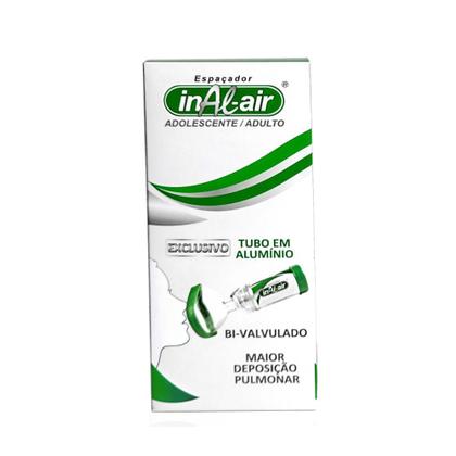 Imagem de Espaçador Inal-air Tubo em Alumínio Adolescente e Adulto