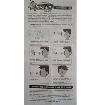 Imagem de Espaçador Melhora A Respiração Criança Bronco Dilatador