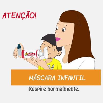 Imagem de Espaçador Melhora A Respiração Criança Bronco Dilatador