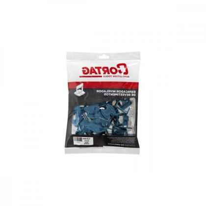 Imagem de Espacador Nivelador Cortag Eco 1,0Mm Azul Com 50Pecas 61334