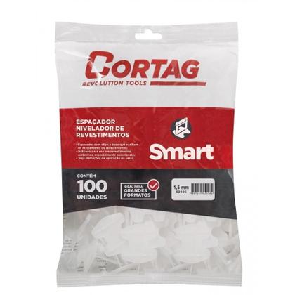 Imagem de Espaçador Nivelador Smart 1,5Mm Cortag C/ 100 Peças