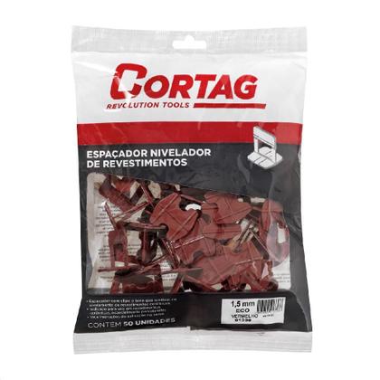 Imagem de Espaçador Para Nivelador 1,5mm Com 50 Unidades (ECO 62407) - Cortag
