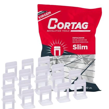 Imagem de Espaçadores nivelador slim pacote com 100 peças