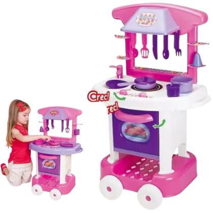 Imagem de Espaço Completo de Cozinha Portátil Para Sua Filha Presente Ideal Com Garantia e Conforto