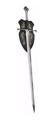 Imagem de Espada Anduril Senhor Dos Anéis Aragorn Com Suporte Parede