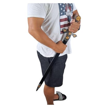 Imagem de Espada Cavaleiros Templários Prata E Bronze Com Bainha