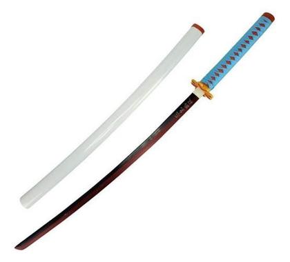 Imagem de Espada Katana Demon Slayer Mitsuri Kanroji Em Aço Decorativa