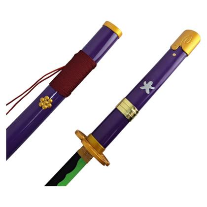 Imagem de Espada Katana Roronoa Enma Zoro One Piece Anime Roxa