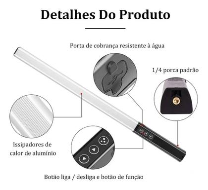 Imagem de Espada Led Luxceo Rgb Iluminador Para Fotografia Vídeo Colorido