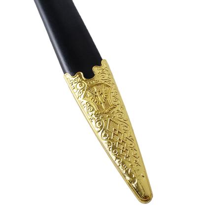 Imagem de Espada Medieval Decorativa com Bainha e Suporte de Parede