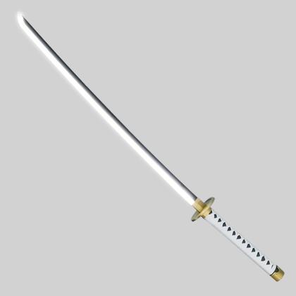 Imagem de Espada Roronoa Zoro Katana Wado De Bambu Com LED Cosplay One Piece Decoração