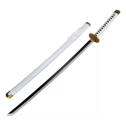 Imagem de Espada Roronoa Zoro Katana Wado De Bambu Com LED Cosplay One Piece Decoração