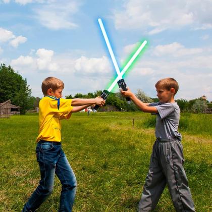 Imagem de Espada Sabre Com Luzes Brilha Infantil Com Sons Space Wars 839662 - Art Brink