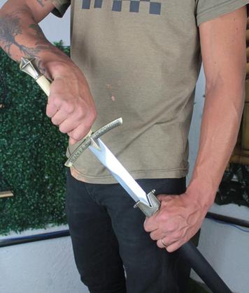 Imagem de Espada Stark Gelo Winter Is Coming Game Of Trones Com Bainha