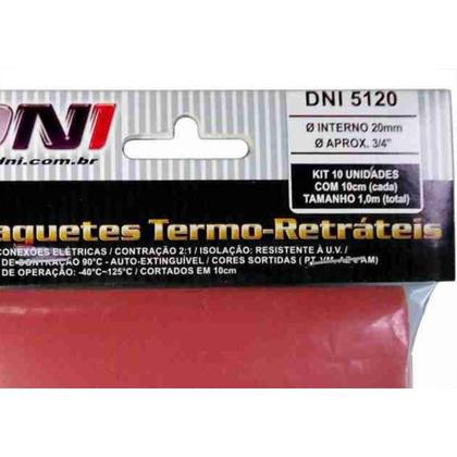 Imagem de Espaguete Termo Retratil Dni 20Mm Com 10Pecas 5120