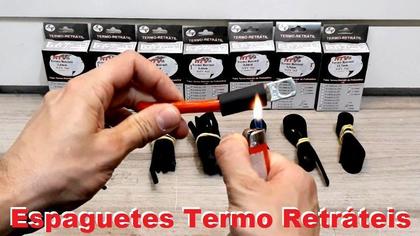 Imagem de Espaguete Termo Retrátil Kit C 7 Metros Do 1,6mm Ao 12,7mm