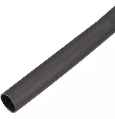 Imagem de Espaguete TermoRetrátil Isolante Elétrico 3mm 2 Metros Preto
