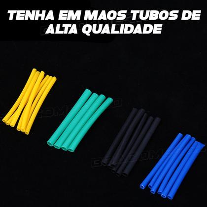 Imagem de Espaguete/tubo Termo Retrátil Colorido Kit Com 530 Peças