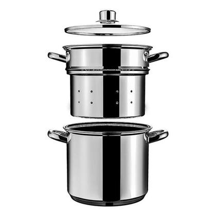 Imagem de Espagueteira Brinox 5L Savoy Caldeirão Ø20x17cm 4809/100
