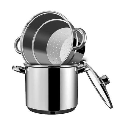 Imagem de Espagueteira Brinox 5L Savoy Caldeirão Ø20x17cm 4809/100