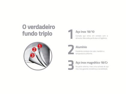 Imagem de Espagueteira D24 Inox Brava Tramontina