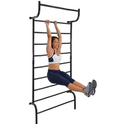 Imagem de Espaldar com Barra Fixo Preto Poli Sports