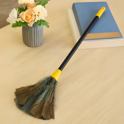 Imagem de Espanador de Pó Dasshaus Penas de Peru 40cm Limpeza Delicada e Eficiente