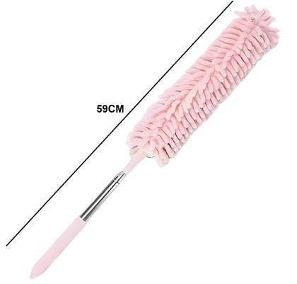 Imagem de Espanador Em Microfibra com Cabo Longo Retrátil em Inox 1m